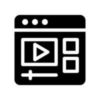 Streaming Icon Vector Symbol Design Illustration