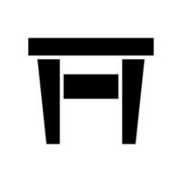 Table Icon Vector Symbol Design Illustration