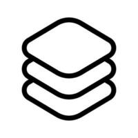 Layers Icon Vector Symbol Design Illustration