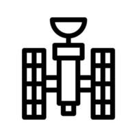 Reconnaissance Satellite Icon Vector Symbol Design Illustration