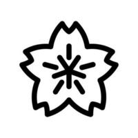 Sakura Icon Vector Symbol Design Illustration