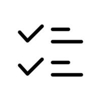 lista icono vector símbolo diseño ilustración