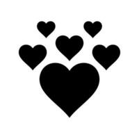 Heart Icon Vector Symbol Design Illustration