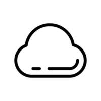 Cloud Icon Vector Symbol Design Illustration