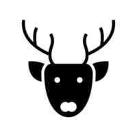 Deer Icon Vector Symbol Design Illustration