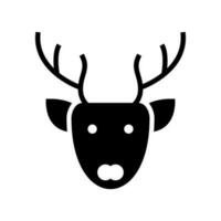 Deer Icon Vector Symbol Design Illustration