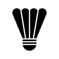Shuttlecock Icon Vector Symbol Design Illustration