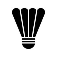 Shuttlecock Icon Vector Symbol Design Illustration