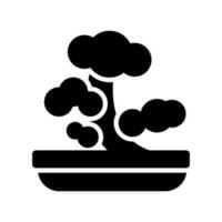 bonsai icono vector símbolo diseño ilustración