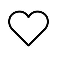 Heart Icon Vector Symbol Design Illustration