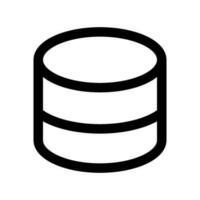 Database Icon Vector Symbol Design Illustration