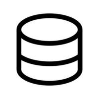 Database Icon Vector Symbol Design Illustration