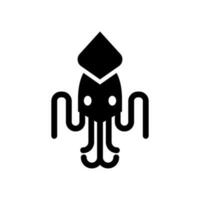 Squid Icon Vector Symbol Design Illustration