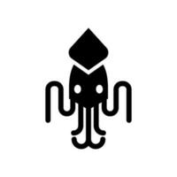 Squid Icon Vector Symbol Design Illustration