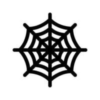 Spider Web Icon Vector Symbol Design Illustration