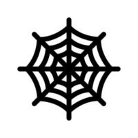 Spider Web Icon Vector Symbol Design Illustration