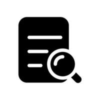 Research Icon Vector Symbol Design Illustration