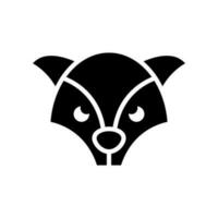 Arctic Fox Icon Vector Symbol Design Illustration