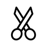 cortar con tijeras icono vector símbolo diseño ilustración
