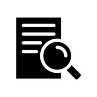 Research Icon Vector Symbol Design Illustration