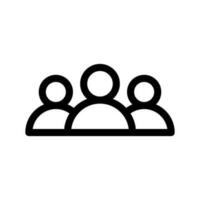 Group Icon Vector Symbol Design Illustration