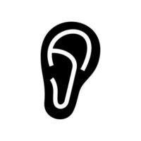 Ear Icon Vector Symbol Design Illustration