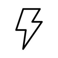 Lightning Icon Vector Symbol Design Illustration