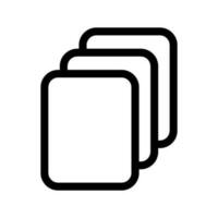 Collection Icon Vector Symbol Design Illustration