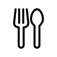 restaurante icono vector símbolo diseño ilustración