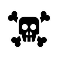 Skull Icon Vector Symbol Design Illustration