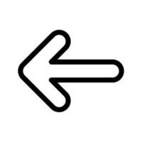 Left Icon Vector Symbol Design Illustration