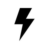 Lightning Icon Vector Symbol Design Illustration