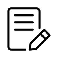 Note Icon Vector Symbol Design Illustration