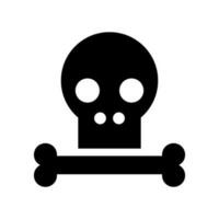 Skull Icon Vector Symbol Design Illustration