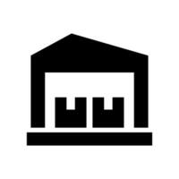 Warehouse Icon Vector Symbol Design Illustration