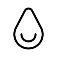 Drop Icon Vector Symbol Design Illustration