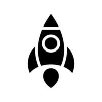 Rocket Icon Vector Symbol Design Illustration