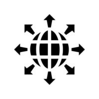 Global Network Icon Vector Symbol Design Illustration