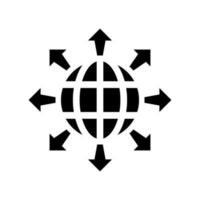 Global Network Icon Vector Symbol Design Illustration