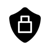 Protected Icon Vector Symbol Design Illustration