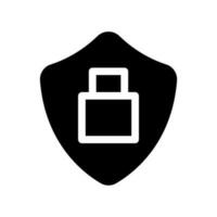 Protected Icon Vector Symbol Design Illustration