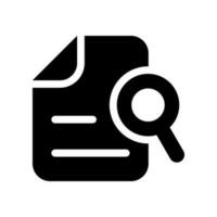 Research Icon Vector Symbol Design Illustration