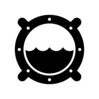 Ship Window Icon Vector Symbol Design Illustration