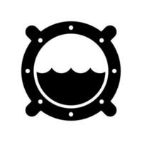 Ship Window Icon Vector Symbol Design Illustration