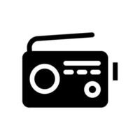 Radio Icon Vector Symbol Design Illustration