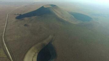 Sinkhole Pit Resulting From Collapse in Flat Plain video