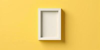 Blank frame mockup copy space background, AI Generated photo