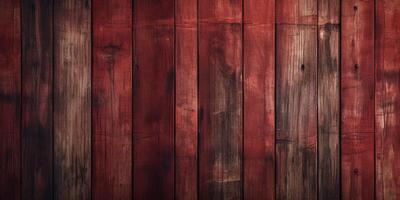 Wood panel texture red board background copy space, AI Generated photo