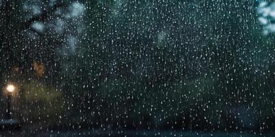 Rain drop copy space blurred background, photo