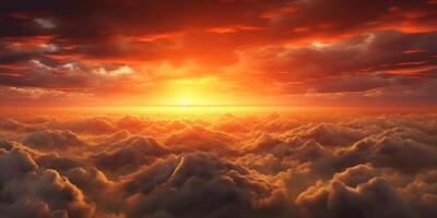 Sunrise skies background. photo